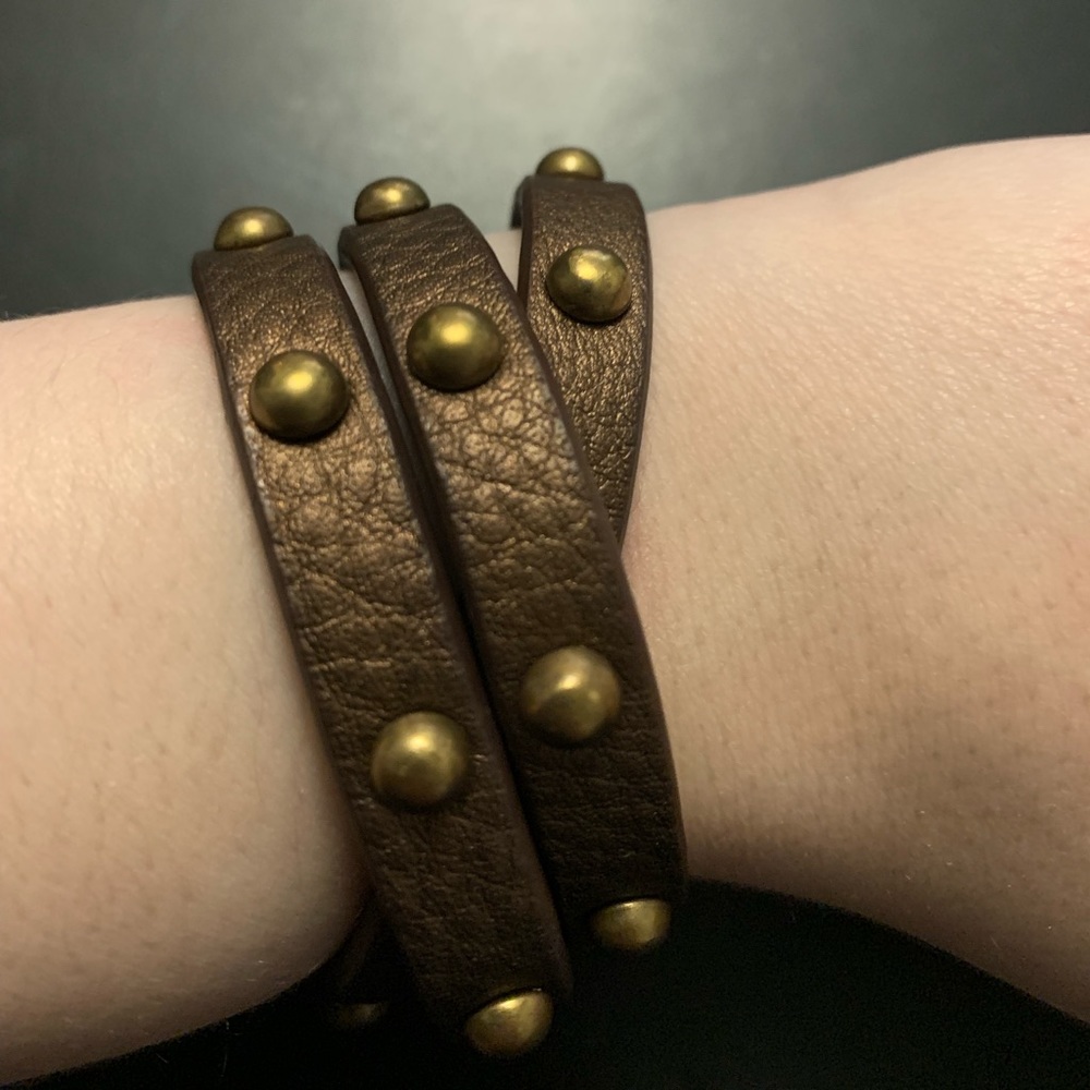 Bronze Bracelet with Studs